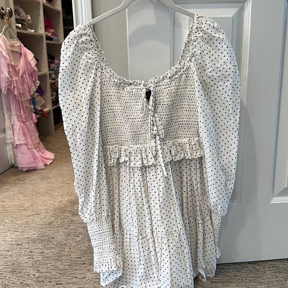 Marjorelle polka dot dress size xs